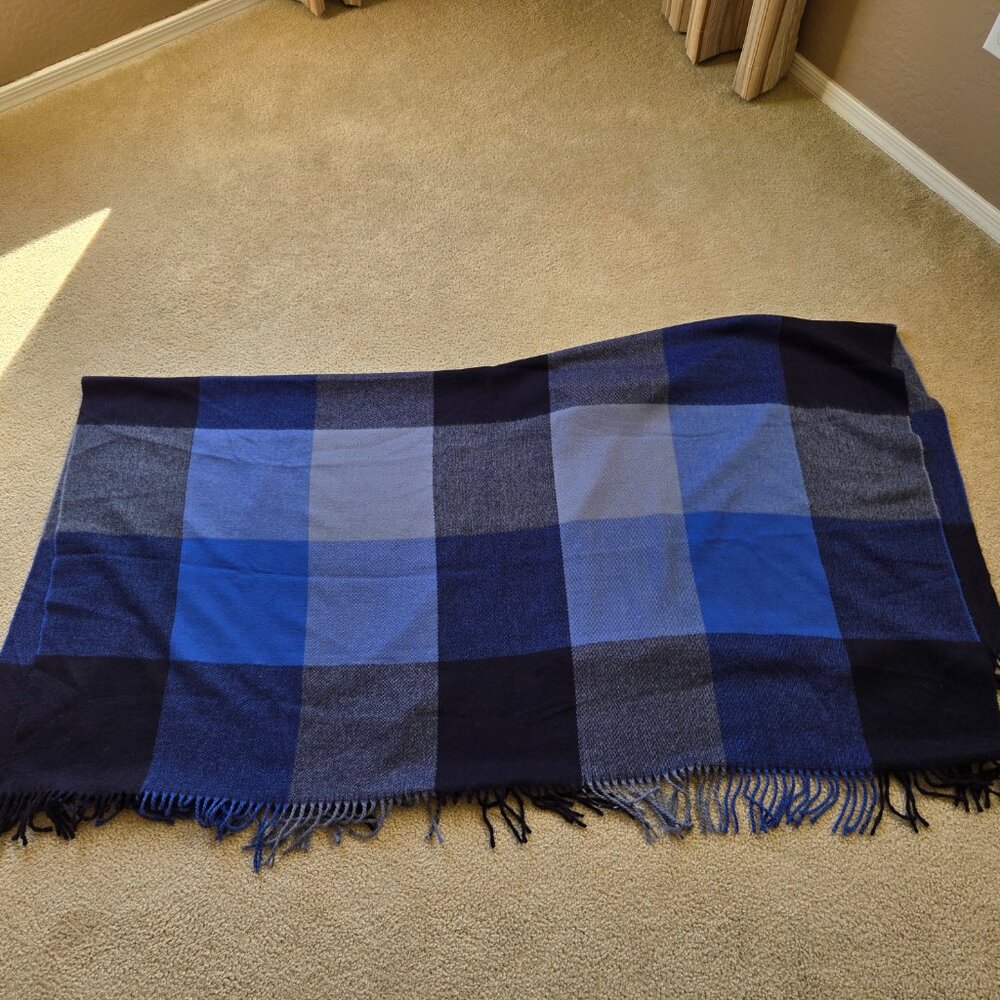 {{{THICK}}} Cashmere Woven Wrap From Florence Italy Luxury - Picture 12 of 16